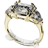 Ringo - Paquete de 10 adaptadores de talla para anillos Material invisible y con memoria para un ajuste perfecto. No…